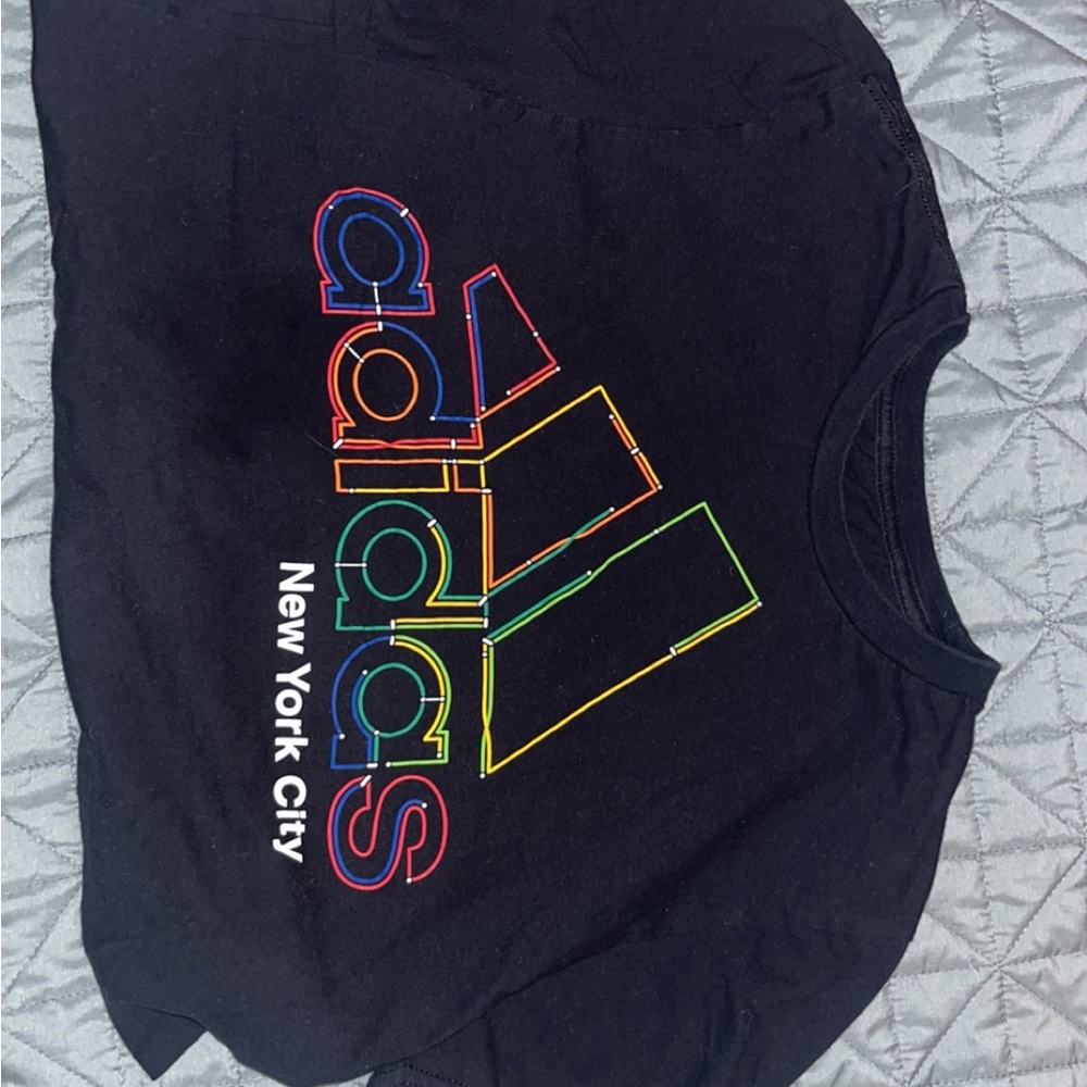 Adidas Black Graphic T-Shirt